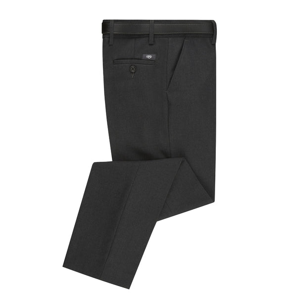 Boys Charcoal Longer Length Regular Leg School Trouser 2 Pack | School |  George at ASDA